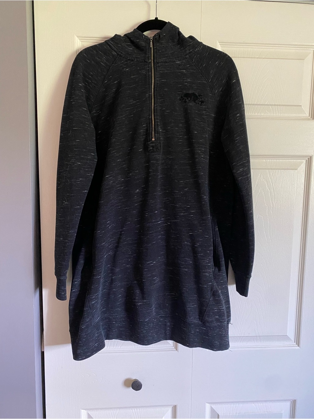 Roots Charcoal Zip-Up Hoodie Dress